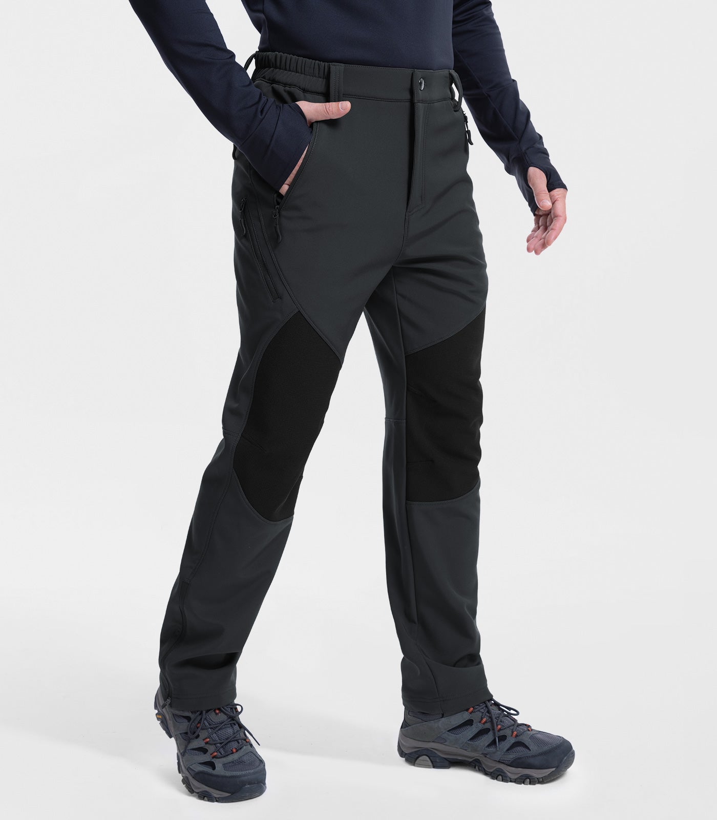 Pantalones de esquí para hombre con forro polar impermeables - SnowVenture M041