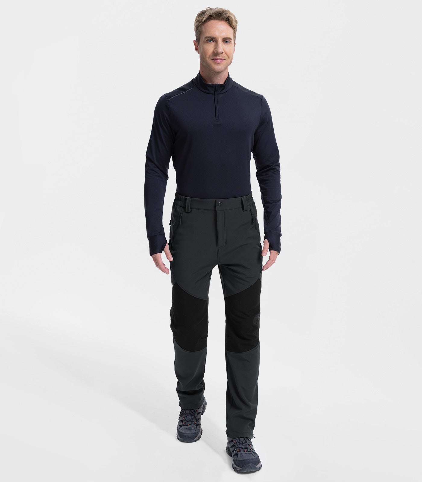 Pantalones de esquí para hombre con forro polar impermeables - SnowVenture M041
