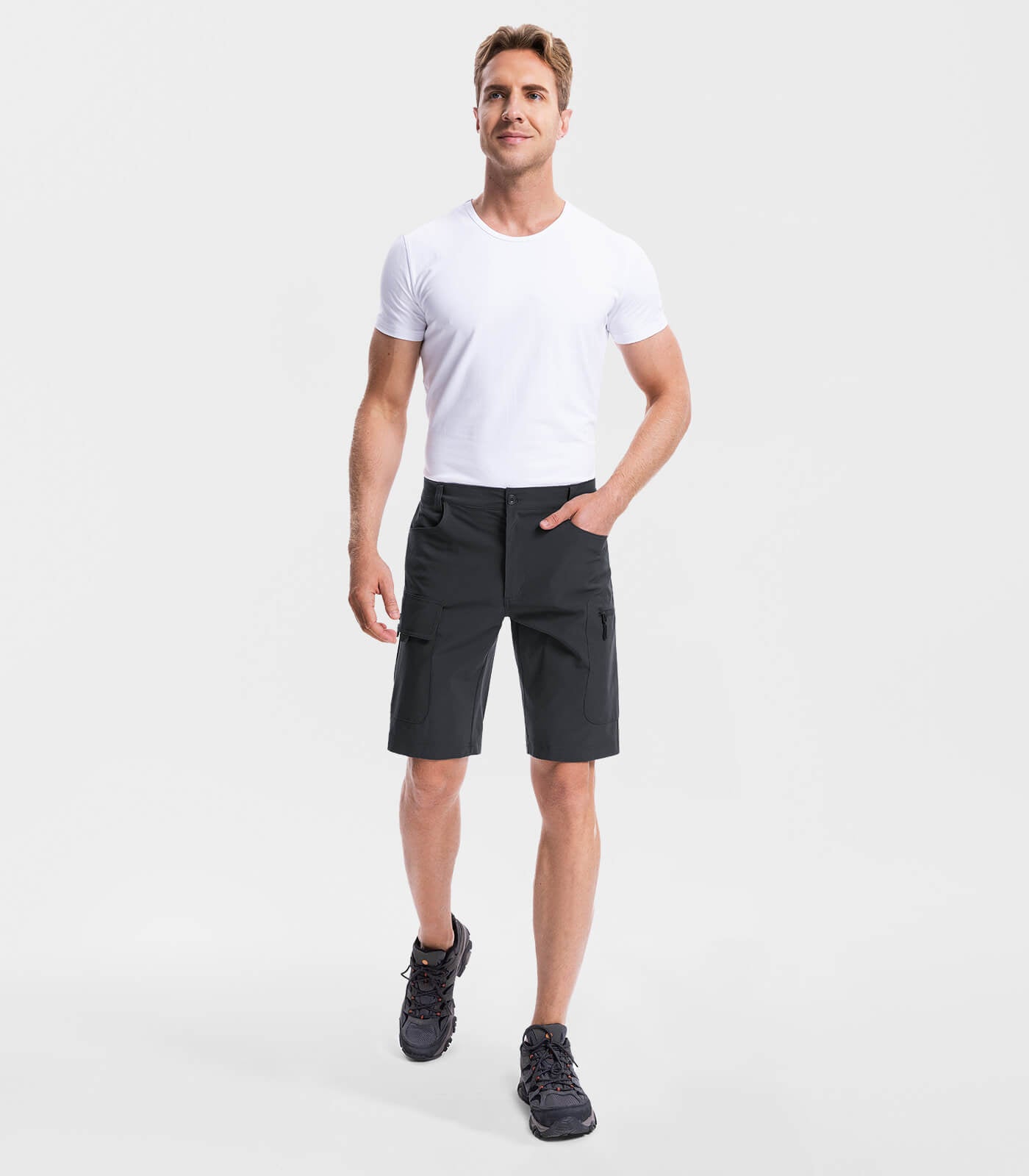 Herren Cargo Wander-Shorts Leicht Wasserabweisend - TrailPioneer M026