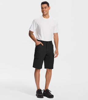 Pantaloni scurți cargo pentru drumeții bărbați - TrailPioneer M043