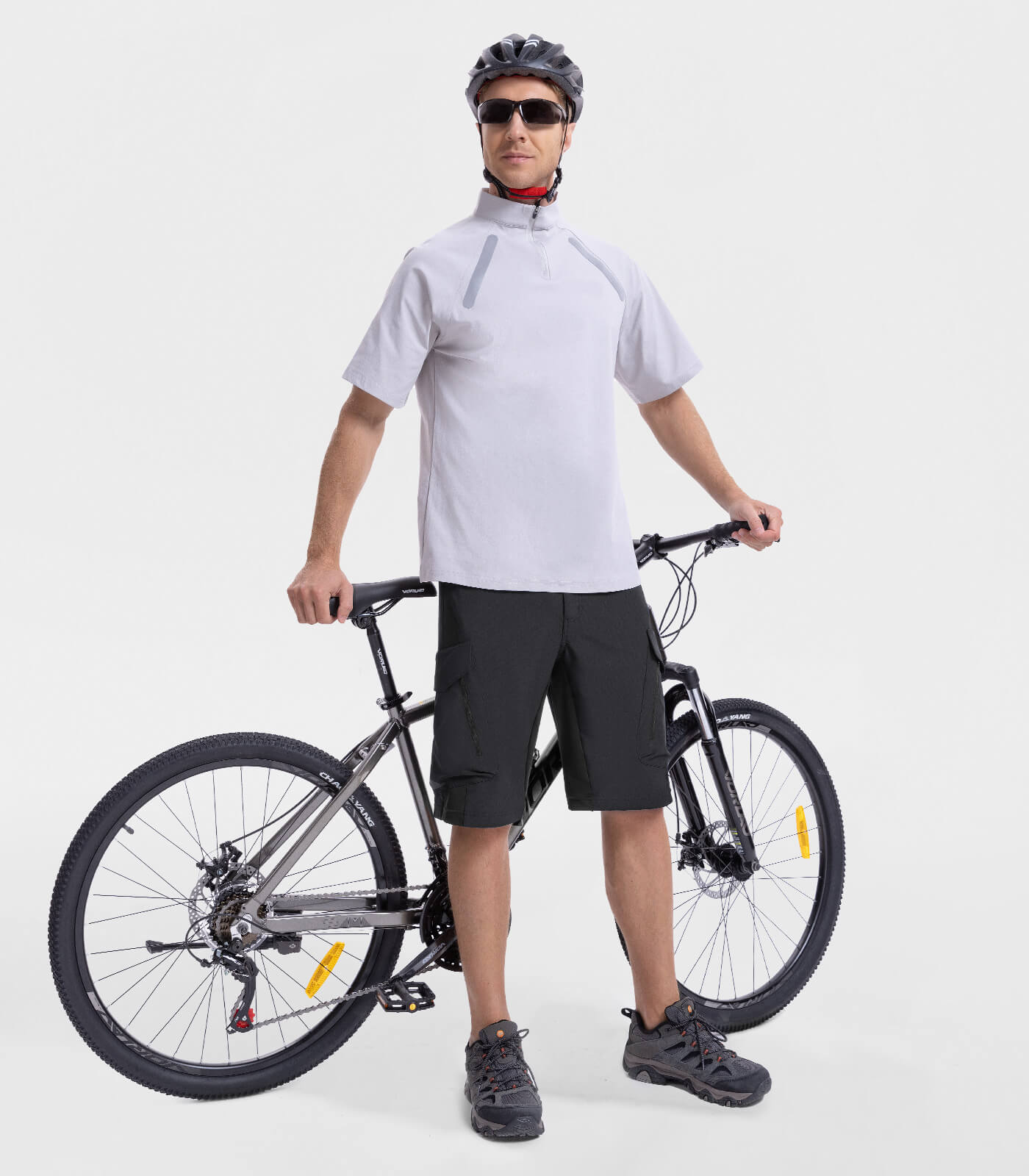 Pantalones cortos holgados para bicicleta de montaña para hombre, de secado rápido y ligero - CycleAir M006
