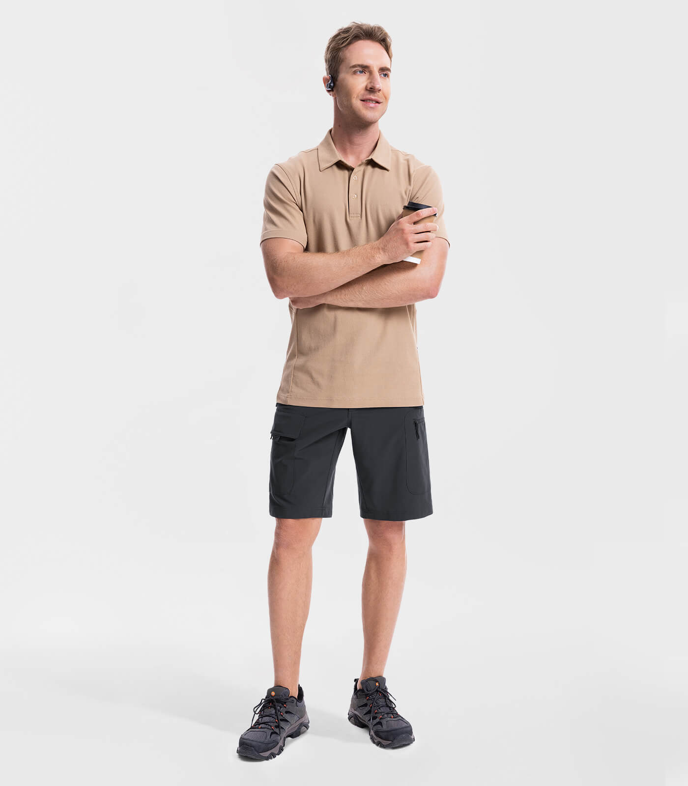 Herren Cargo Wander-Shorts Leicht Wasserabweisend - TrailPioneer M026