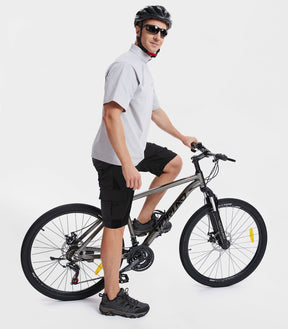 Pantaloni scurți căptușiți pentru bicicletă montană pentru bărbați - CycleAir M013
