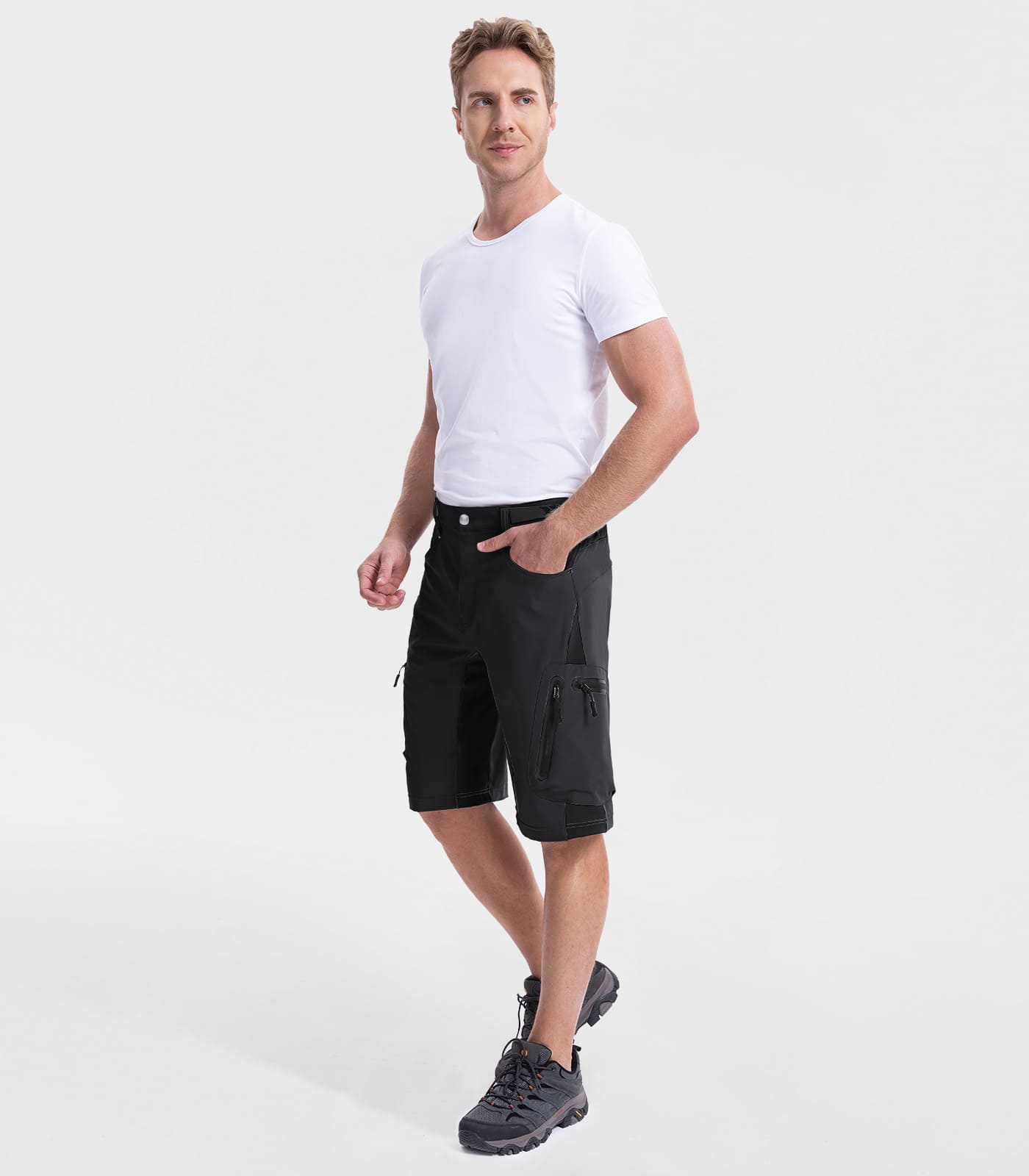 Pantaloncini Cargo da Trekking Uomo - TrailPioneer M001