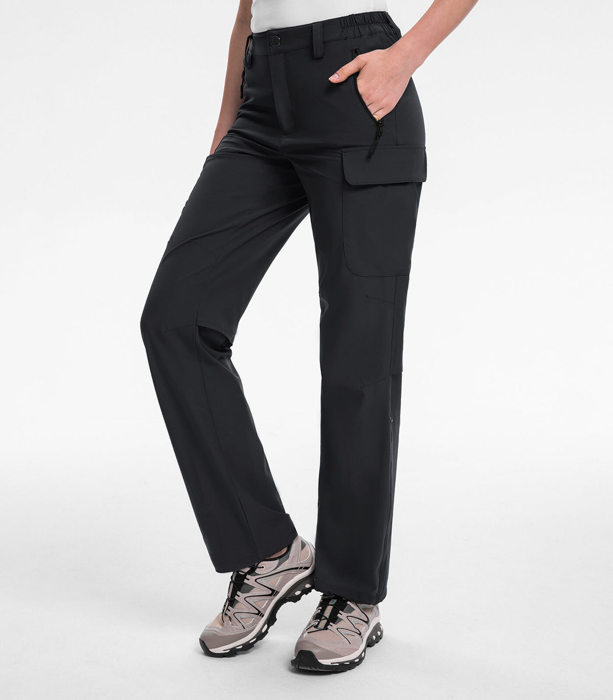 Moosehill  Outdoor  hiking  pants women  #Color_black