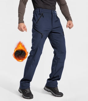 Pantaloni pentru bărbați de schi pe zăpadă, căptușiți cu fleece - SnowVenture M054