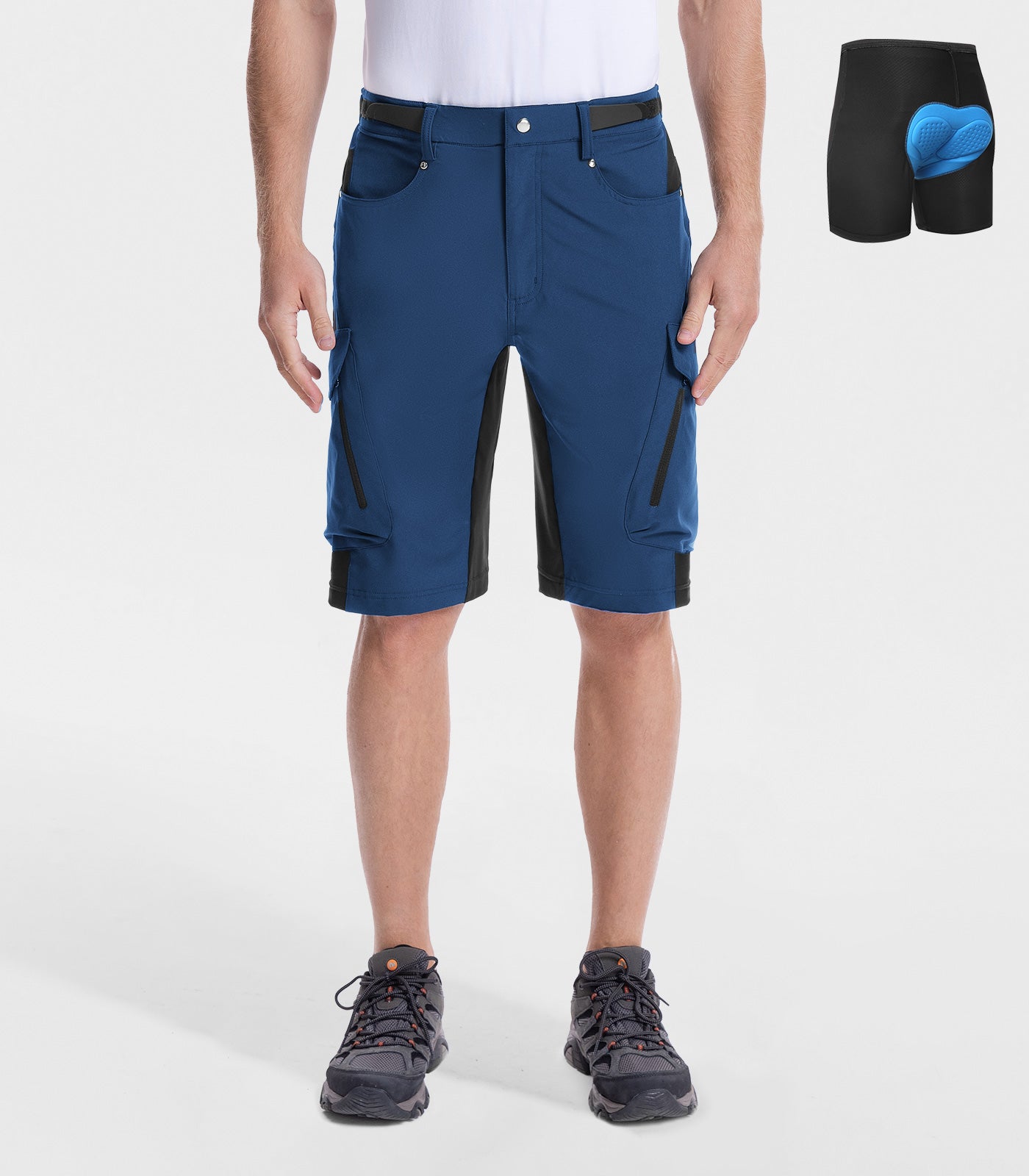 Pantalones cortos holgados para bicicleta de montaña para hombre, de secado rápido y ligero - CycleAir M006