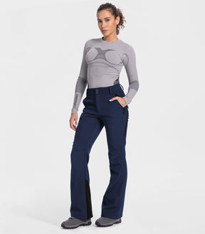 Pantaloni da sci da donna foderati in pile - SnowVenture W048