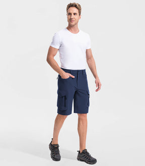 Herren Wander-Cargoshorts mit 7 Taschen, schnelltrocknend, lässig - TrailPioneer M025