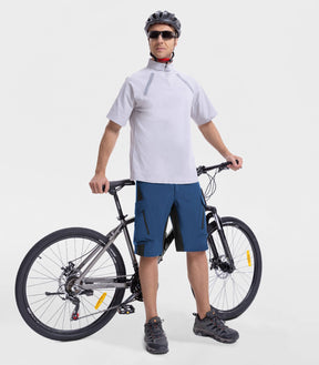 Pantalones cortos holgados para bicicleta de montaña para hombre, de secado rápido y ligero - CycleAir M006