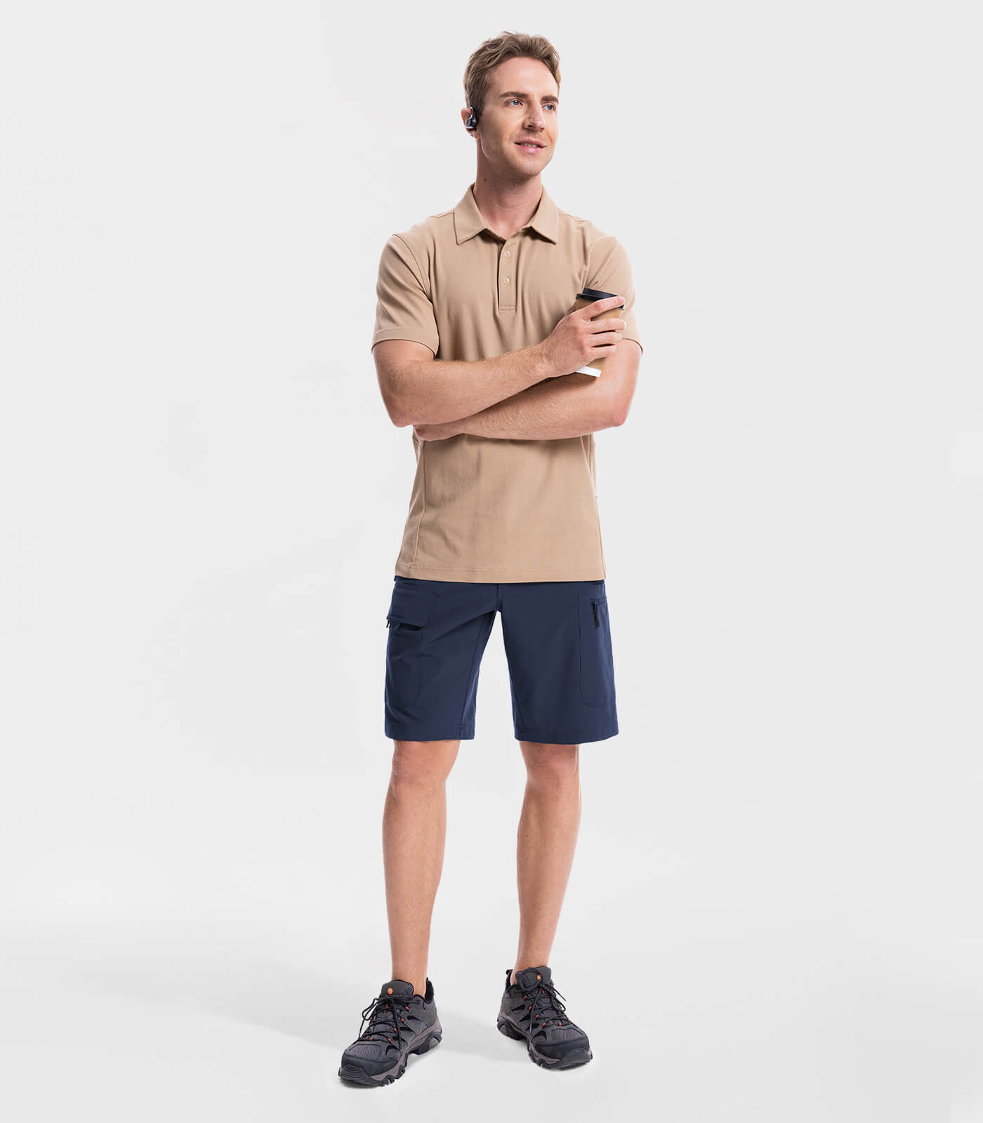 Herren Cargo Wander-Shorts Leicht Wasserabweisend - TrailPioneer M026