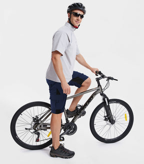 Pantaloni scurți căptușiți pentru bicicletă montană pentru bărbați - CycleAir M013