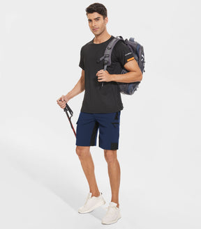 Pantaloncini da trekking cargo da uomo con 5 tasche asciugatura rapida - TrailPioneer M013