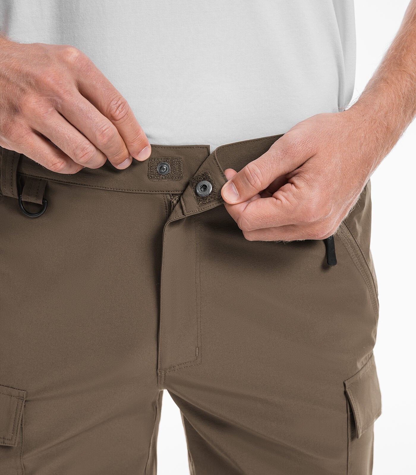 Pantalones Cargo de Senderismo para Hombre Resistente al Agua de Secado Rápido - HikerFlex M033