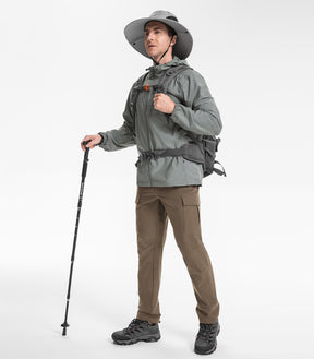 Pantalones Cargo de Senderismo para Hombre Resistente al Agua de Secado Rápido - HikerFlex M033