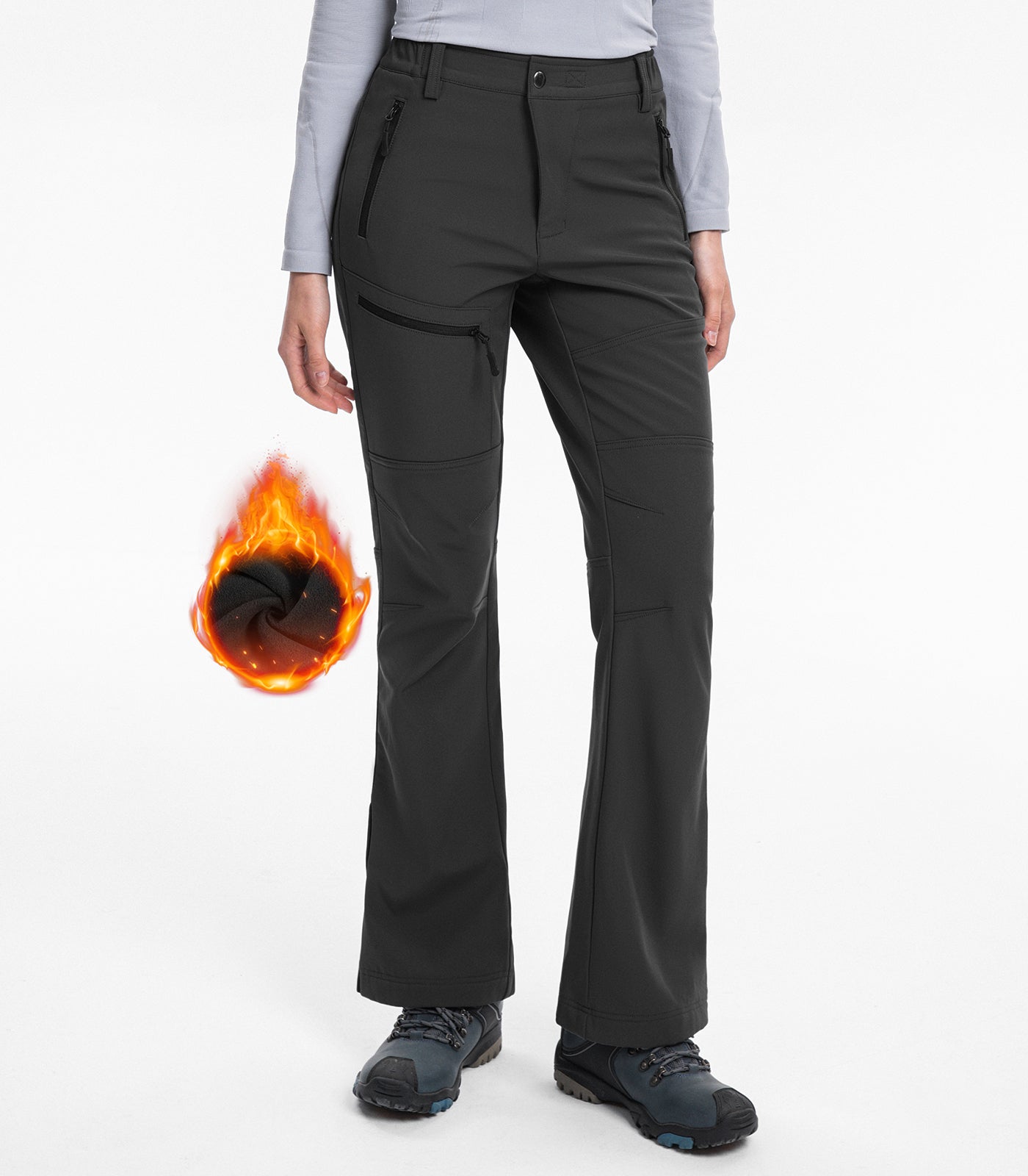 Damen Schneeski Flare Wanderhose - SnowVenture W021