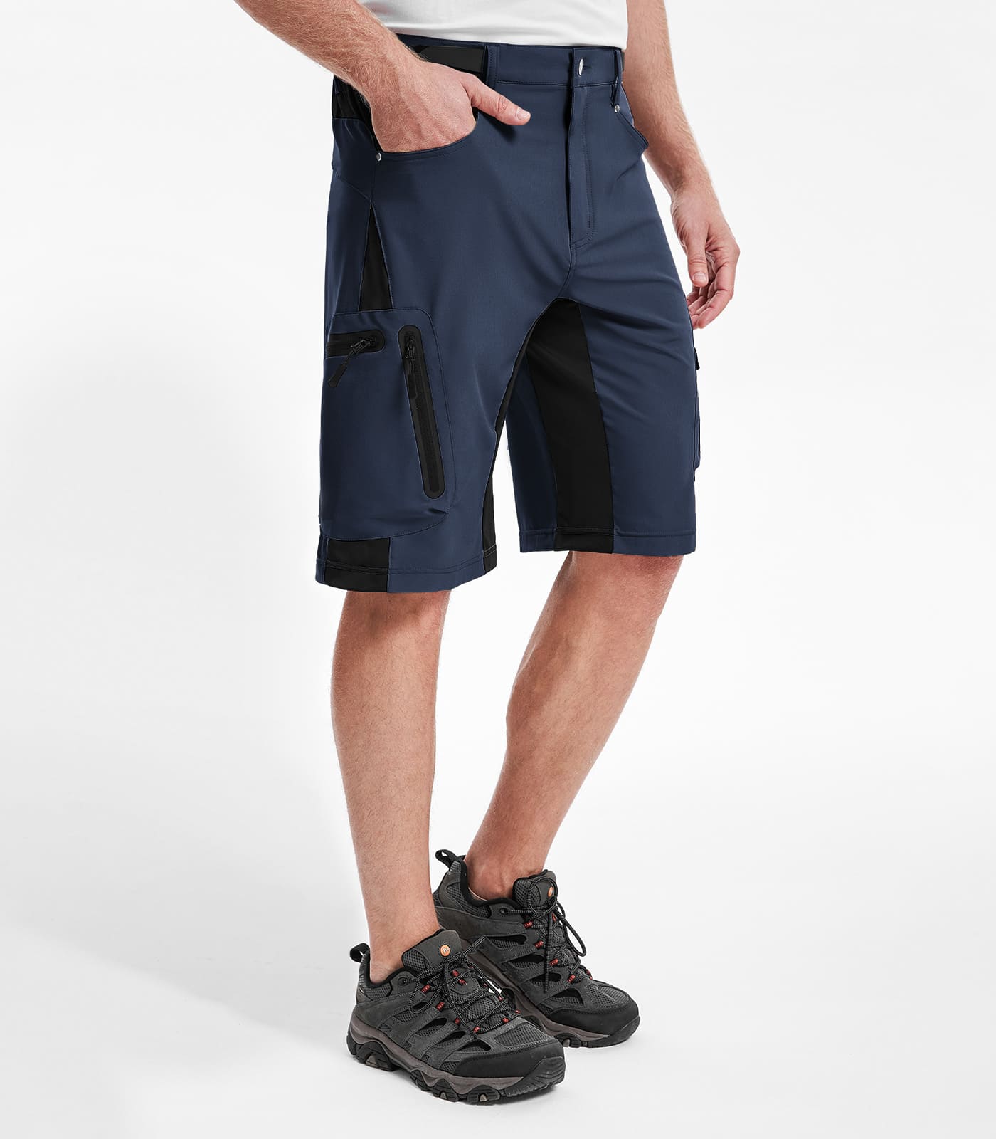 Pantaloncini Cargo da Trekking Uomo - TrailPioneer M001