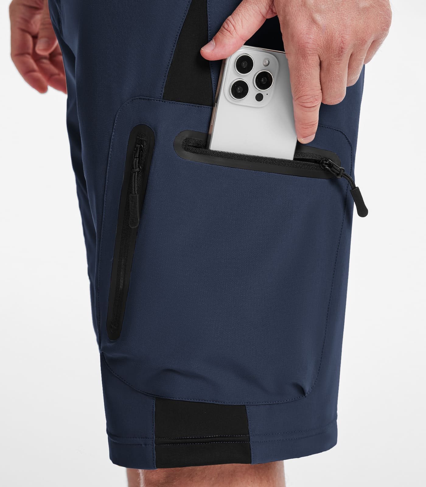 Pantaloncini Cargo da Trekking Uomo - TrailPioneer M001