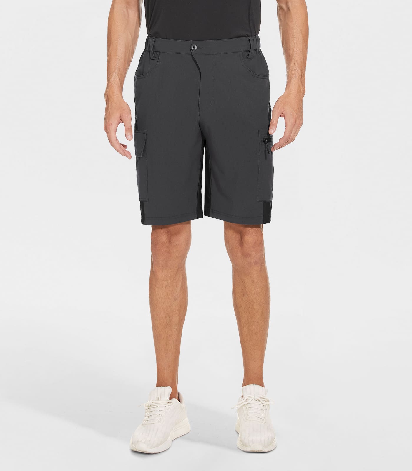 Pantaloncini da trekking cargo da uomo con 5 tasche asciugatura rapida - TrailPioneer M013