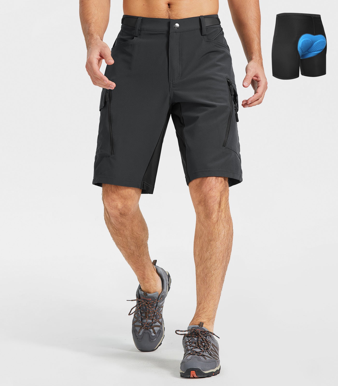 Pantalones Cortos Acolchados para Bicicleta de Montaña para Hombre - CycleAir M028