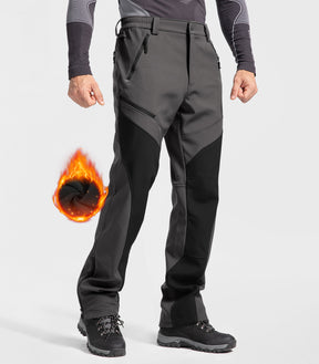 Pantaloni pentru bărbați de schi pe zăpadă căptușiți cu fleece - SnowVenture M055