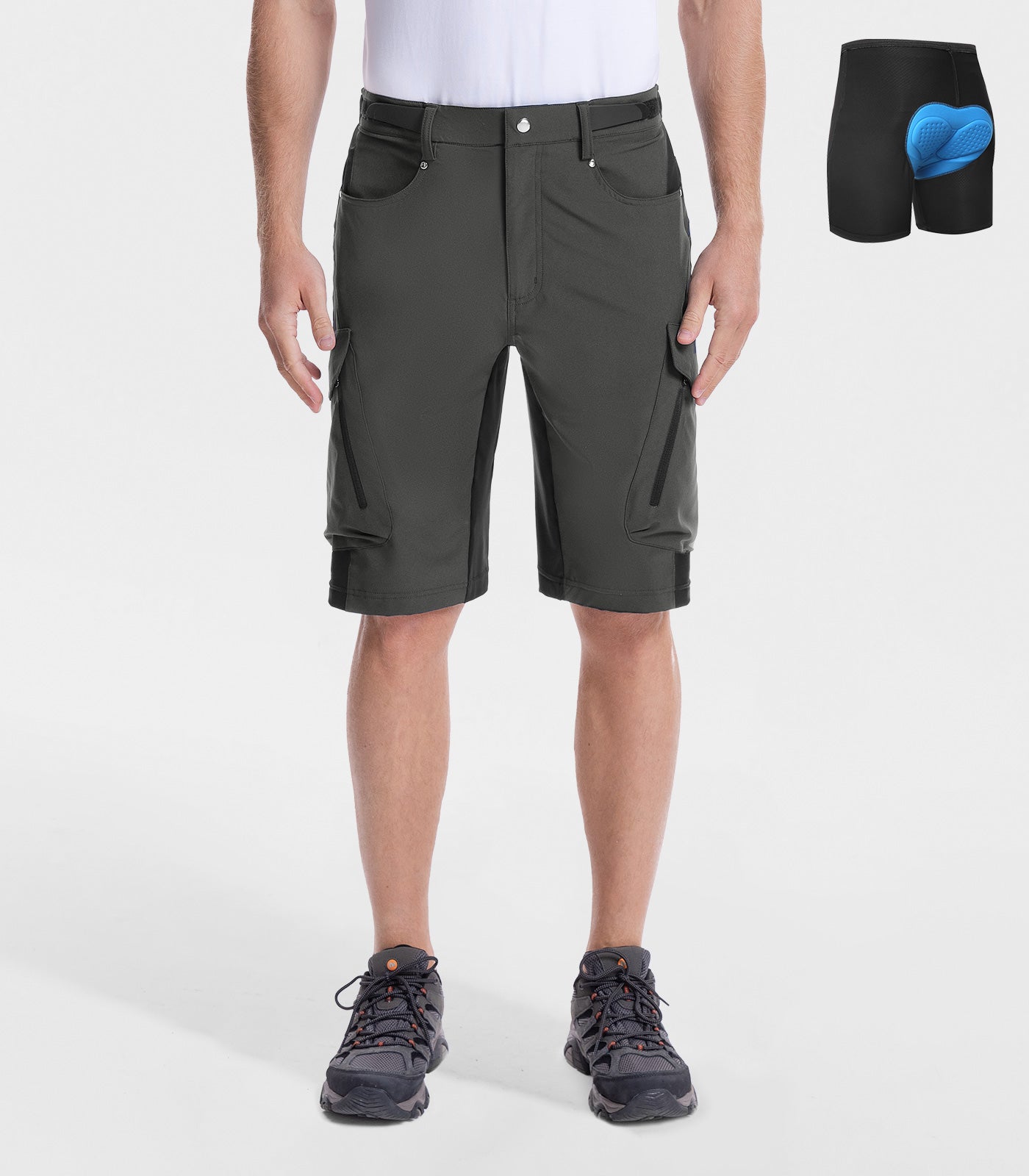 Pantalones cortos holgados para bicicleta de montaña para hombre, de secado rápido y ligero - CycleAir M006