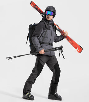 Pantaloni pentru bărbați de schi pe zăpadă căptușiți cu fleece - SnowVenture M055
