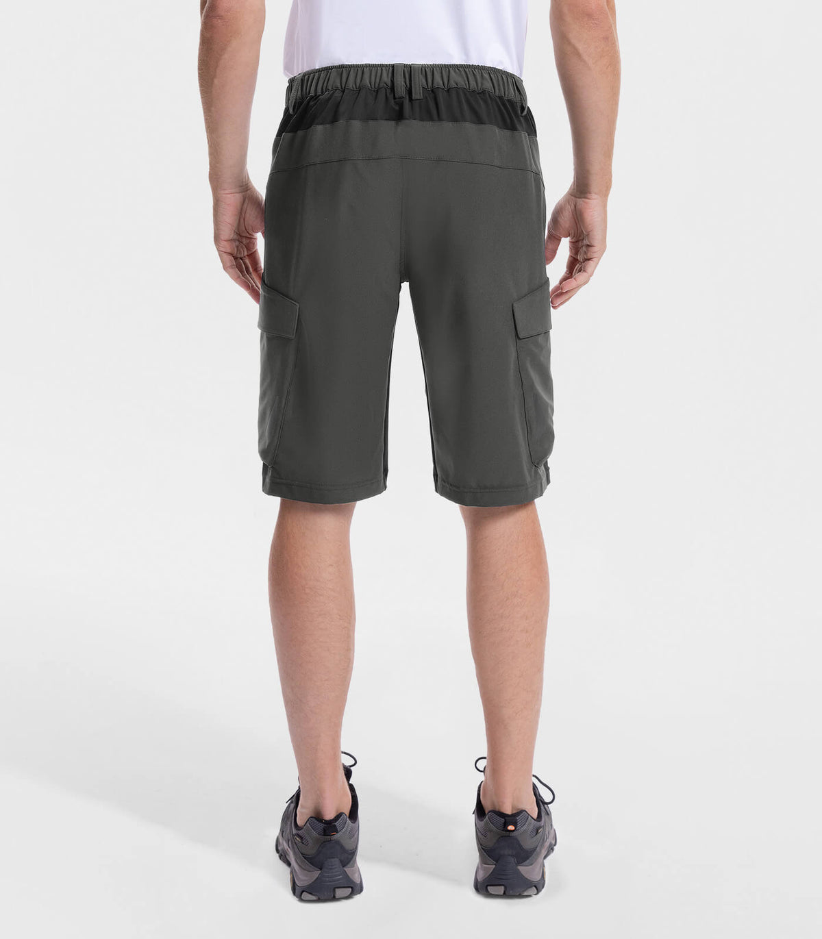 Men's Outdoor Quick Dry Lightweight Stretchy Shorts for Hiking #Color_dark grey