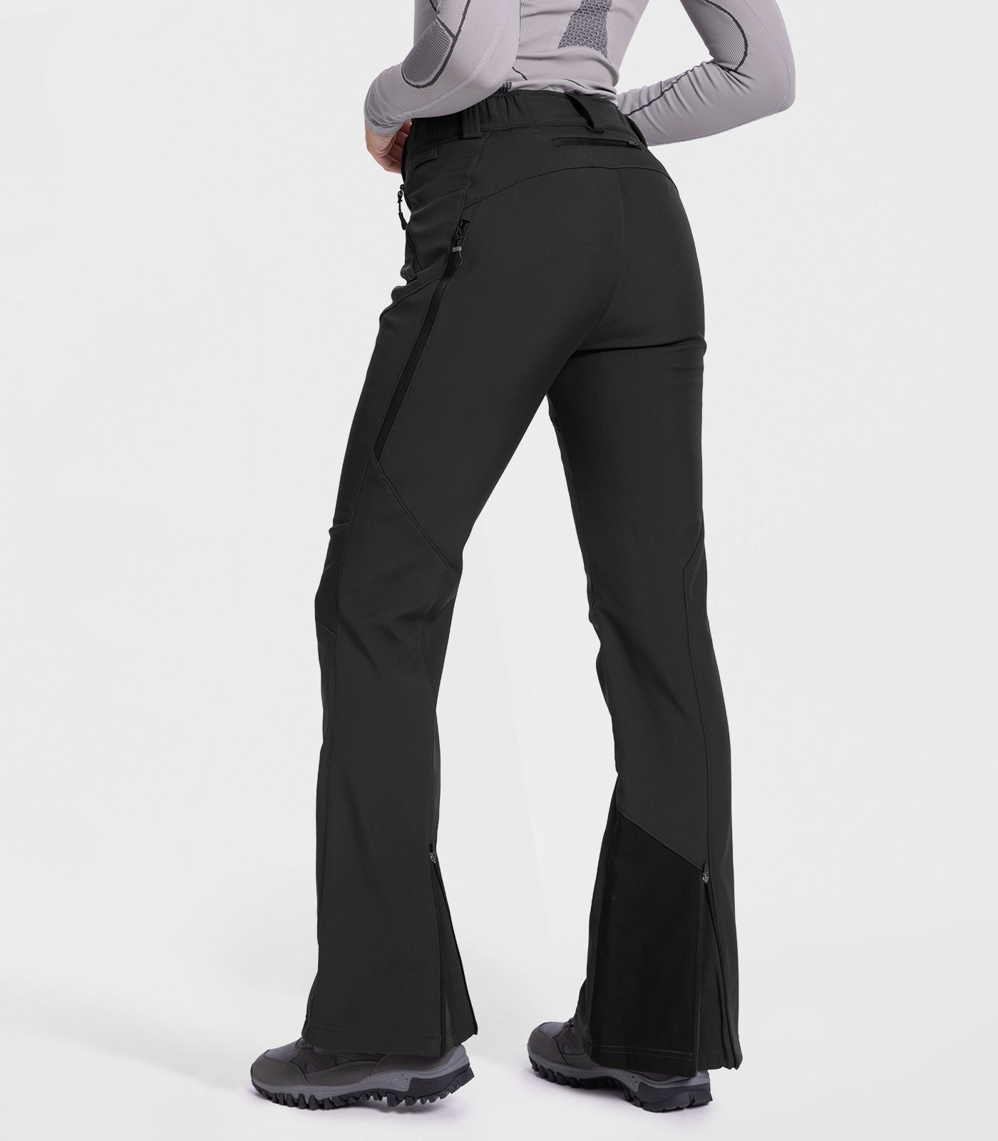 Pantaloni da sci da donna foderati in pile - SnowVenture W048