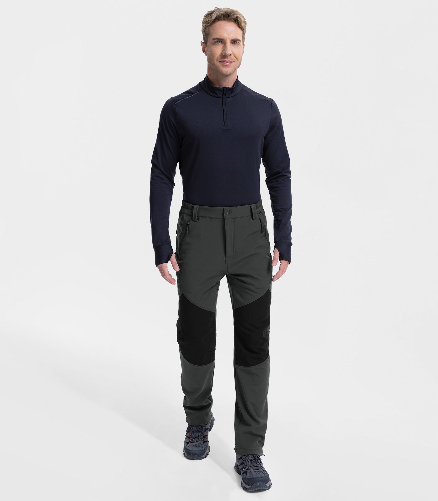 Pantalones de esquí para hombre con forro polar impermeables - SnowVenture M041