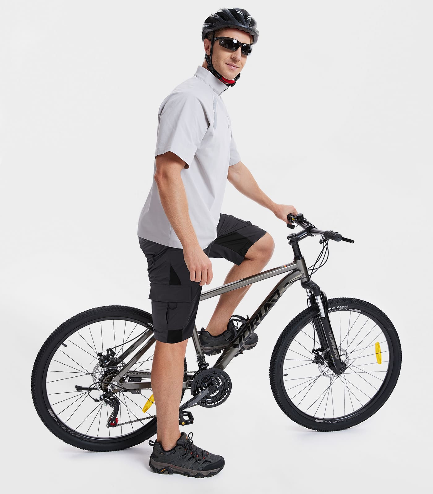 Pantaloni scurți căptușiți pentru bicicletă montană pentru bărbați - CycleAir M013