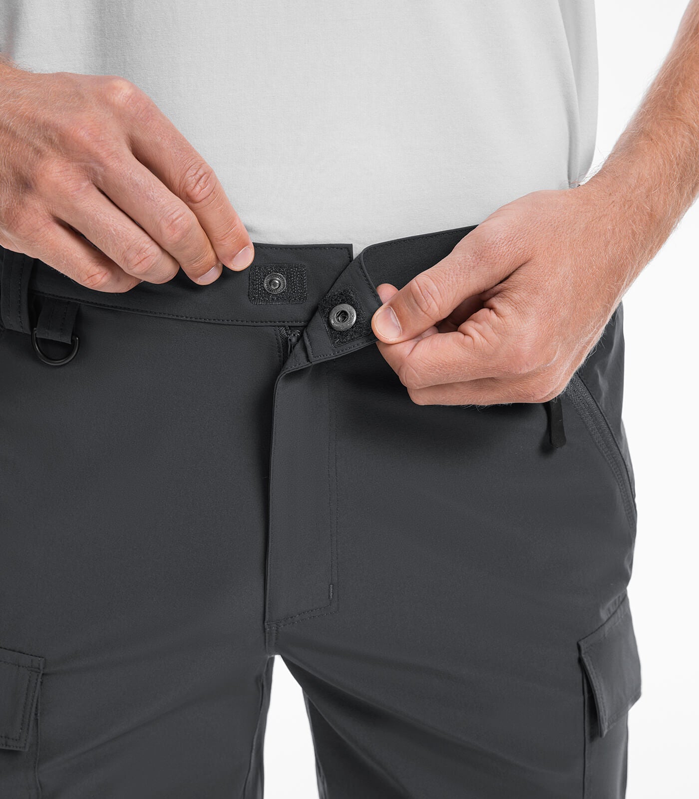 Pantalones Cargo de Senderismo para Hombre Resistente al Agua de Secado Rápido - HikerFlex M033