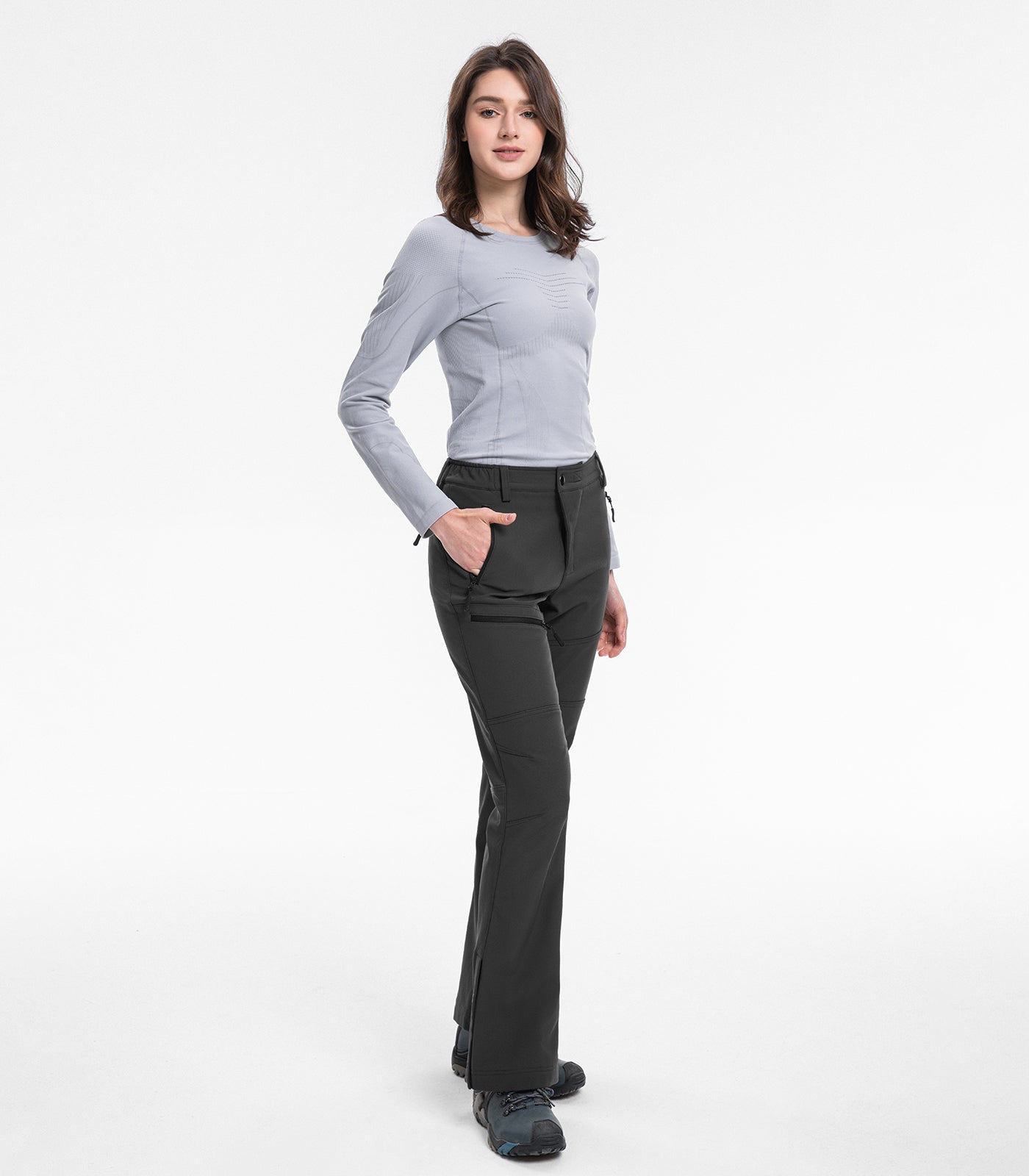 Damen Schneeski Flare Wanderhose - SnowVenture W021