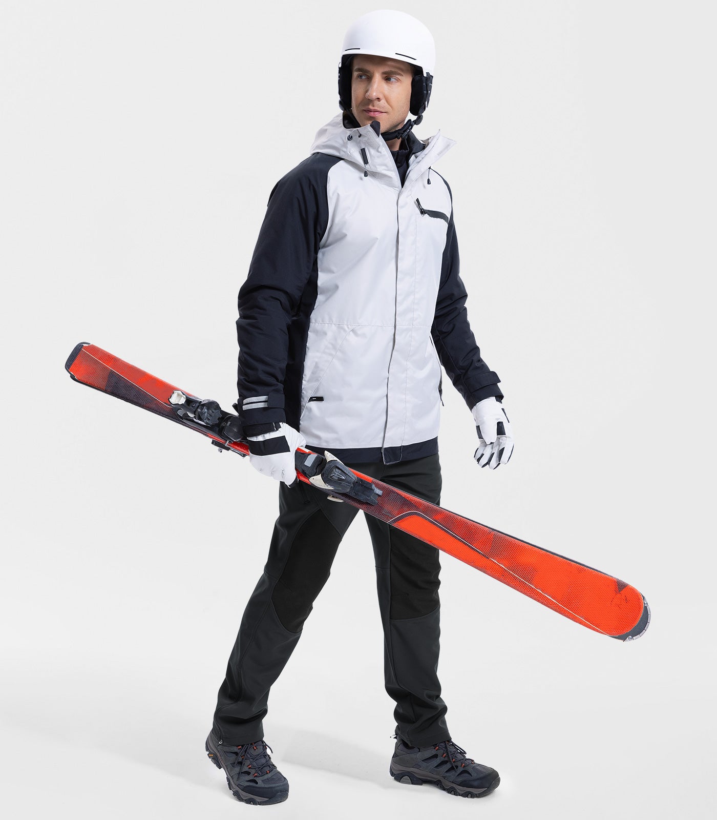 Pantalones de esquí para hombre con forro polar impermeables - SnowVenture M041