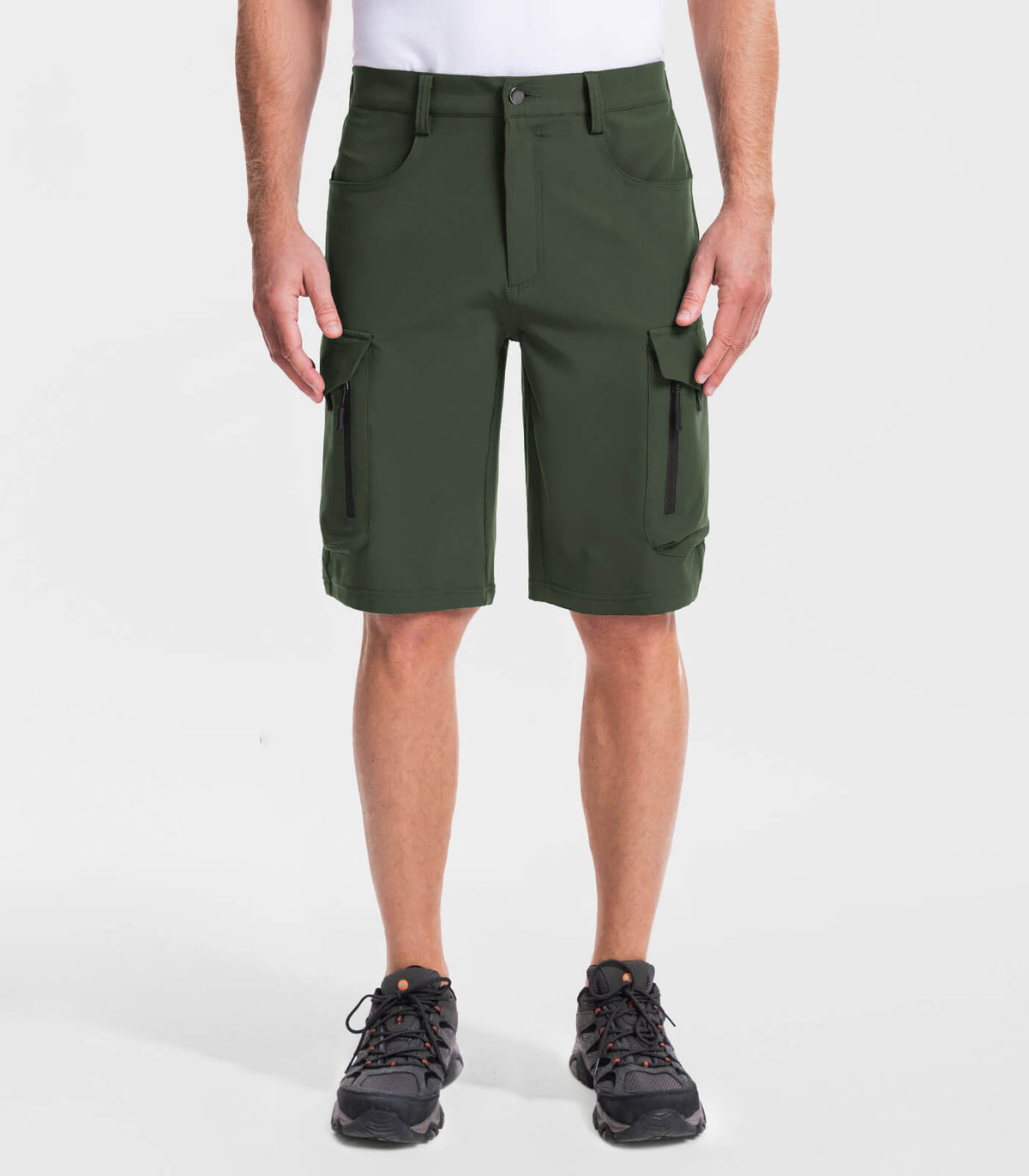 Men‘s Cargo Hiking shorts #Color_Green