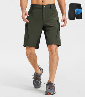 Pantalones Cortos Acolchados para Bicicleta de Montaña para Hombre - CycleAir M028