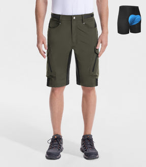 Pantalones cortos holgados para bicicleta de montaña para hombre, de secado rápido y ligero - CycleAir M006