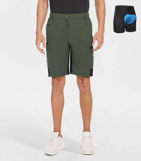 Pantaloni scurți căptușiți pentru bicicletă montană pentru bărbați - CycleAir M013
