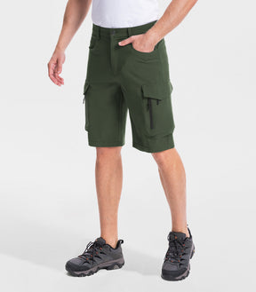 Herren Wander-Cargoshorts mit 7 Taschen, schnelltrocknend, lässig - TrailPioneer M025