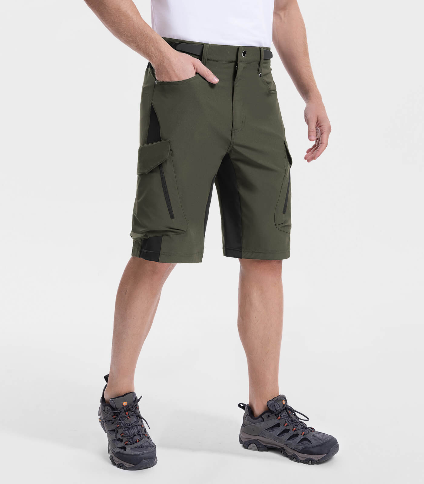 Pantalones cortos holgados para bicicleta de montaña para hombre, de secado rápido y ligero - CycleAir M006