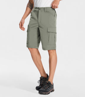 Pantaloni scurți cargo pentru drumeții bărbați - TrailPioneer M043