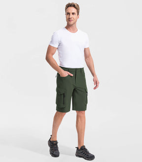 Herren Wander-Cargoshorts mit 7 Taschen, schnelltrocknend, lässig - TrailPioneer M025
