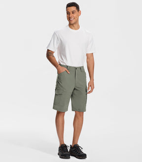 Pantaloni scurți cargo pentru drumeții bărbați - TrailPioneer M043