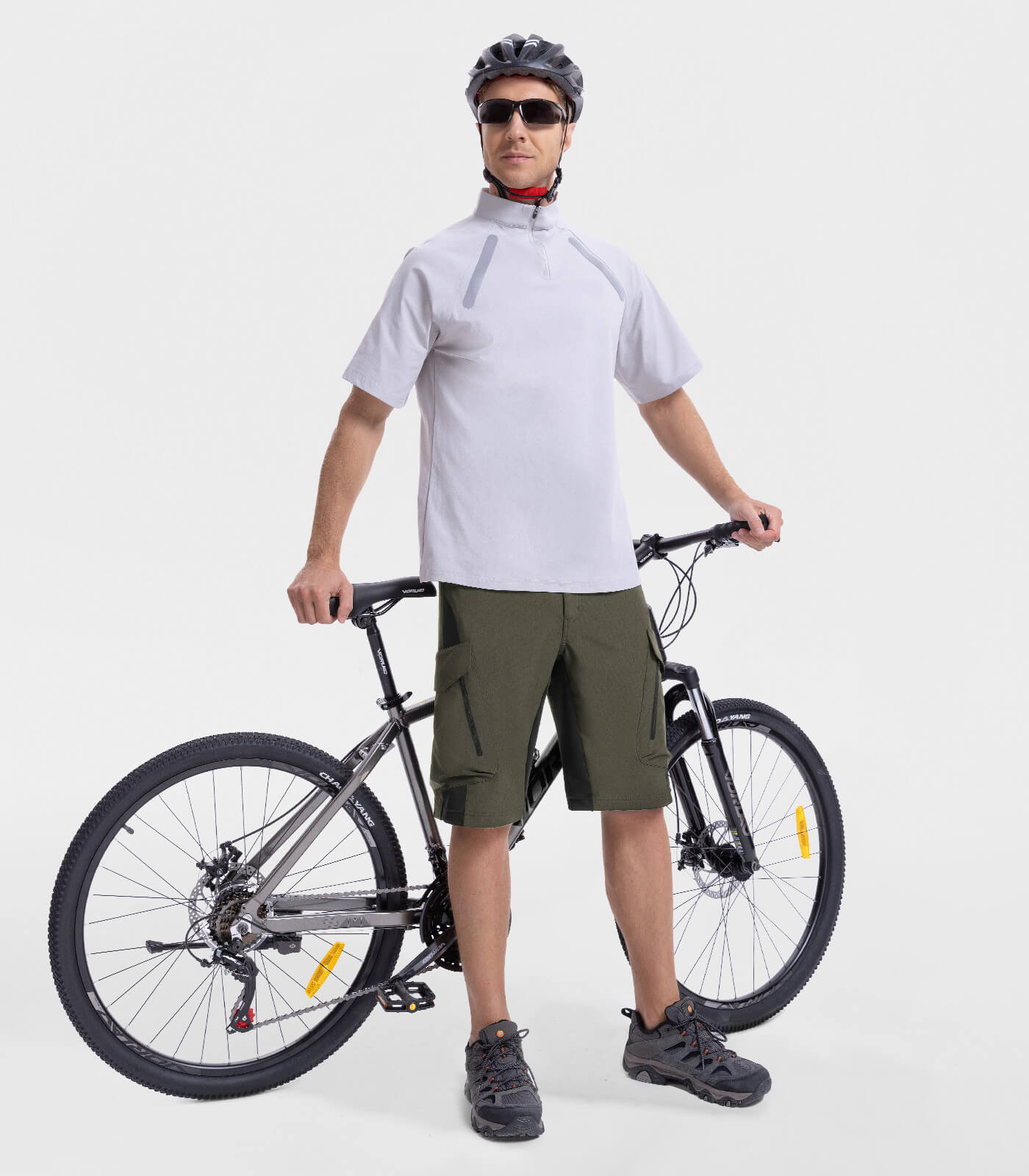 Pantalones cortos holgados para bicicleta de montaña para hombre, de secado rápido y ligero - CycleAir M006