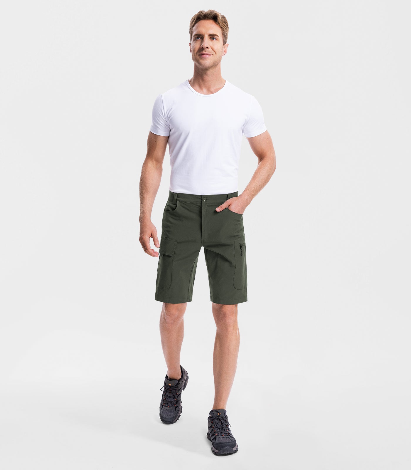 Herren Cargo Wander-Shorts Leicht Wasserabweisend - TrailPioneer M026