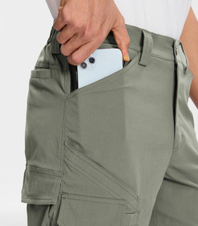 Pantaloni scurți cargo pentru drumeții bărbați - TrailPioneer M043