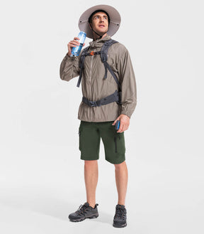 Herren Wander-Cargoshorts mit 7 Taschen, schnelltrocknend, lässig - TrailPioneer M025
