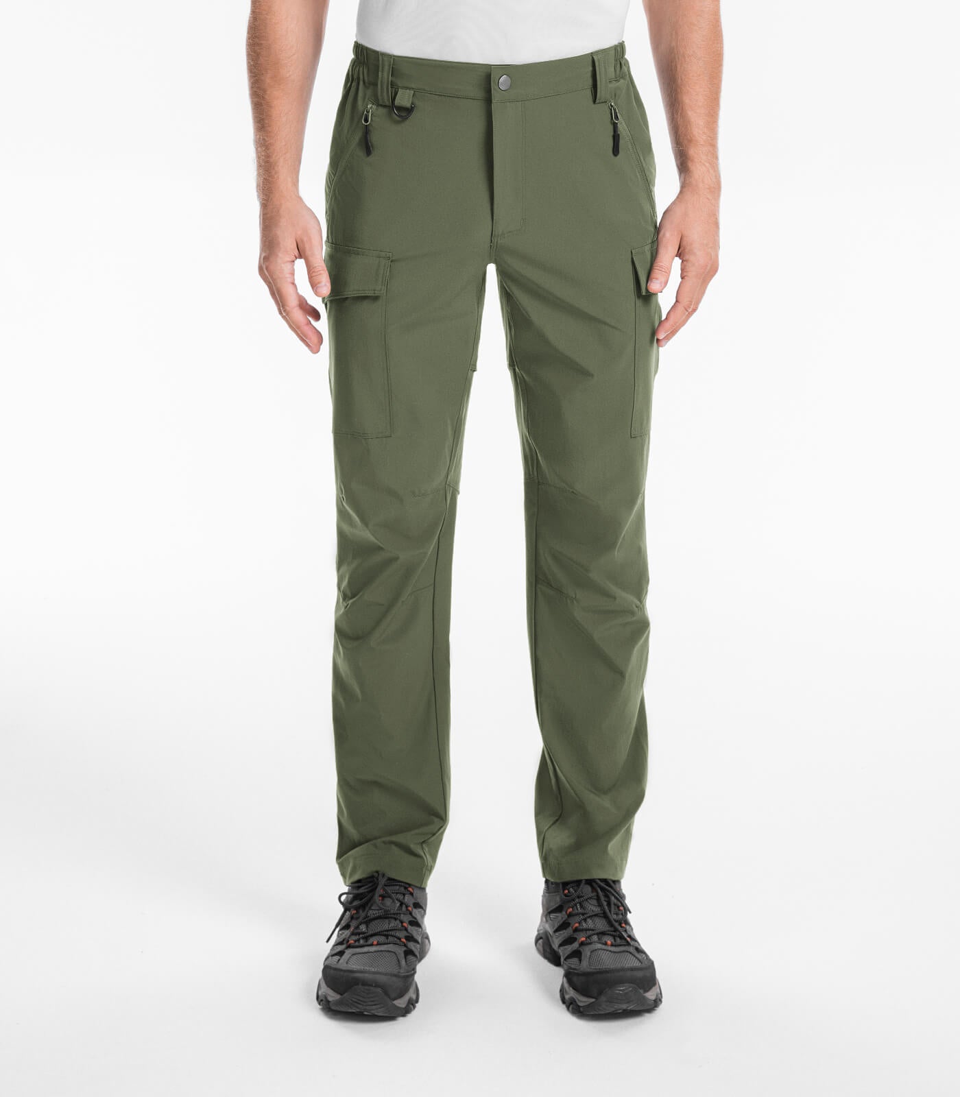 Pantalones Cargo de Senderismo para Hombre Resistente al Agua de Secado Rápido - HikerFlex M033