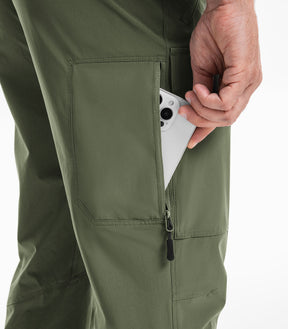 Pantalones Cargo de Senderismo para Hombre Resistente al Agua de Secado Rápido - HikerFlex M033