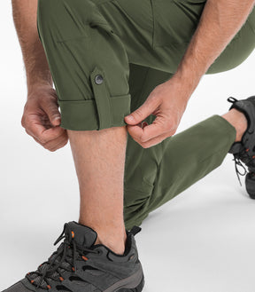 Pantalones Cargo de Senderismo para Hombre Resistente al Agua de Secado Rápido - HikerFlex M033
